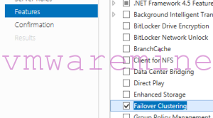 Microsoft Failover Clustering feature