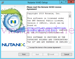 Install Nutanix virtIO drivers