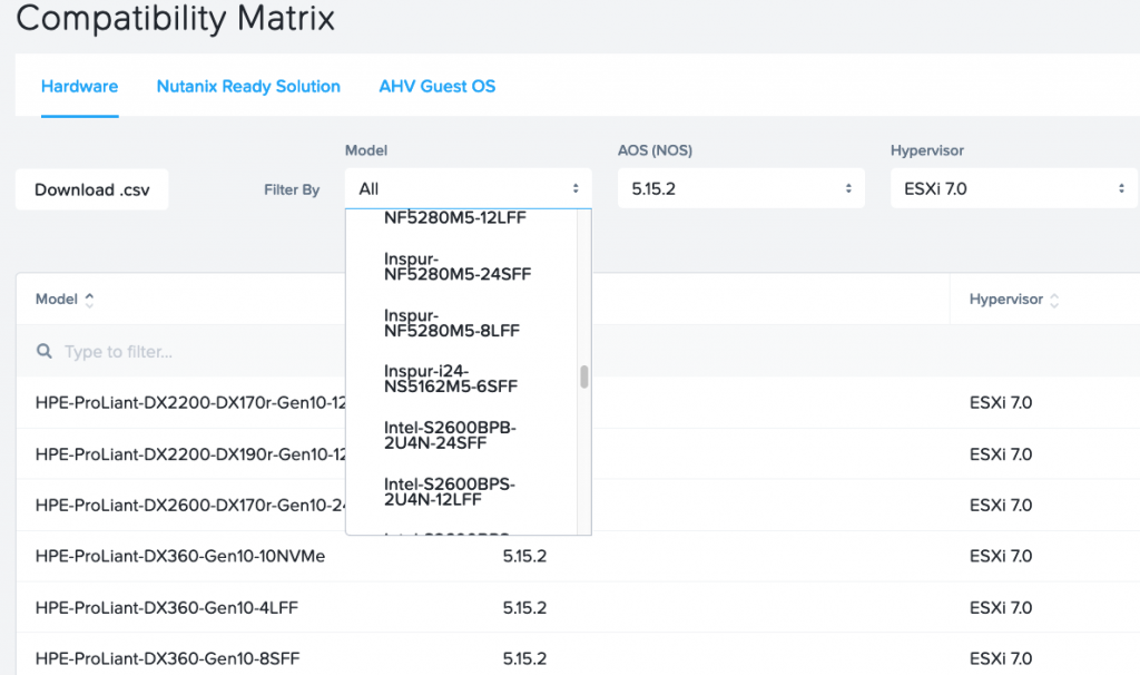 vmware esxi 6.7 hardware compatibility